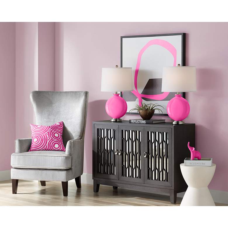 Image 5 Fuchsia Carrie Table Lamp Set of 2 more views