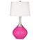 Fuchsia Spencer Table Lamp with Dimmer