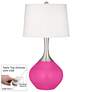 Fuchsia Spencer Table Lamp with Dimmer