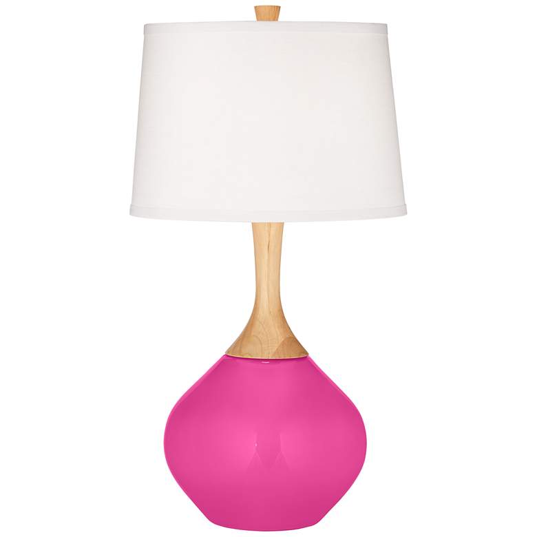 Image 2 Fuchsia Wexler Table Lamp with Dimmer