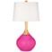 Fuchsia Wexler Table Lamp with Dimmer