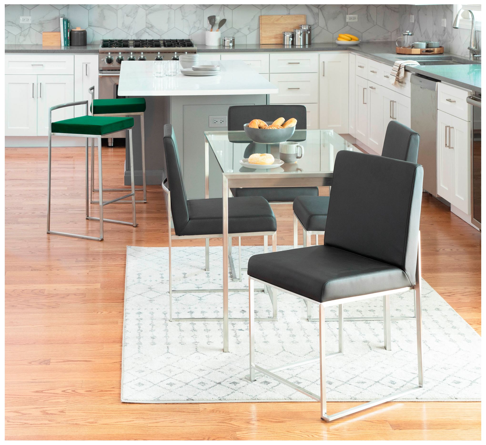 Image 3 Fuji Stainless Steel Dinette Table more views