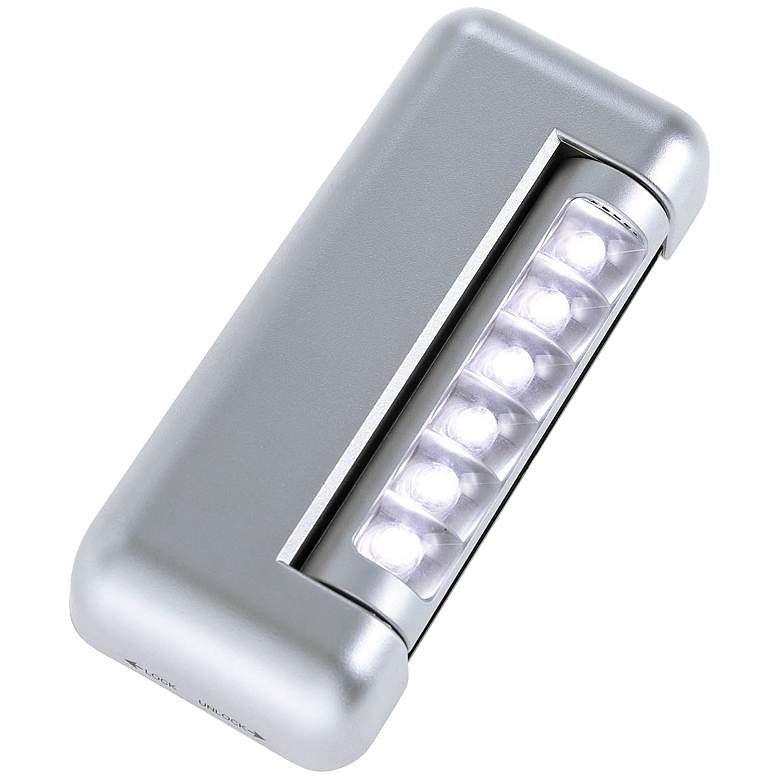 Image 1 Fulcrum Futura 6-LED Silver Under Cabinet Light