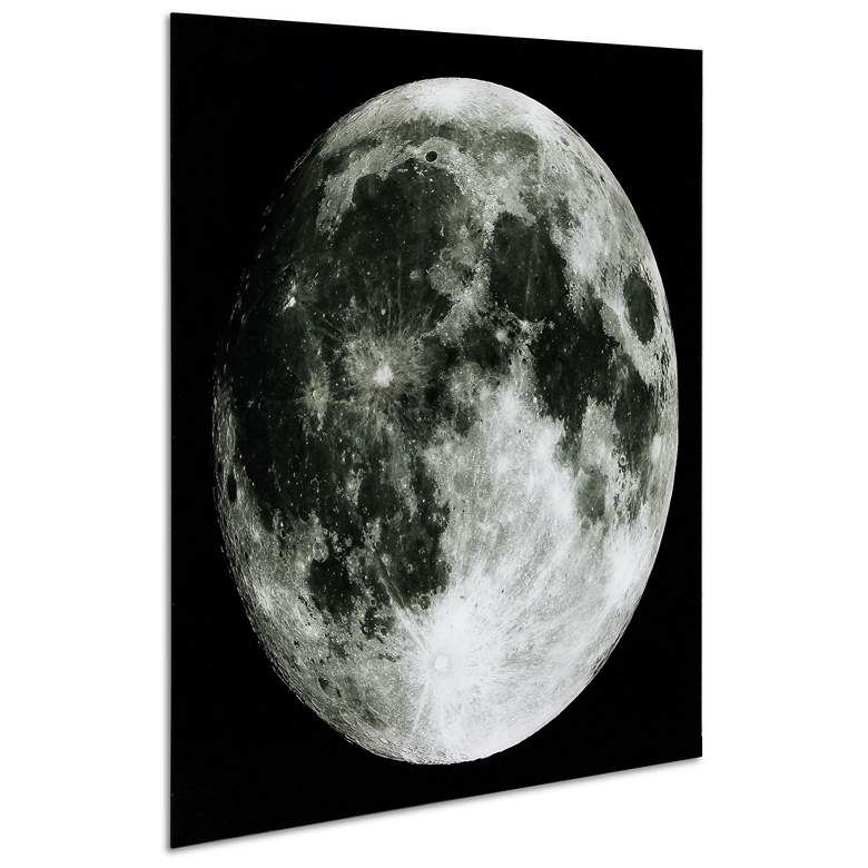 Image 4 Full Moon 40 inch Square Frameless Tempered Glass Wall Art more views