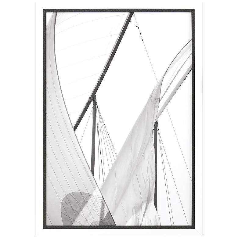 Image 1 Full Sails - Gust 27"W x 39"H Framed Art