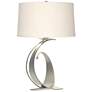 Fullered Impressions 29"H Vintage Platinum Table Lamp w/ Flax Shade