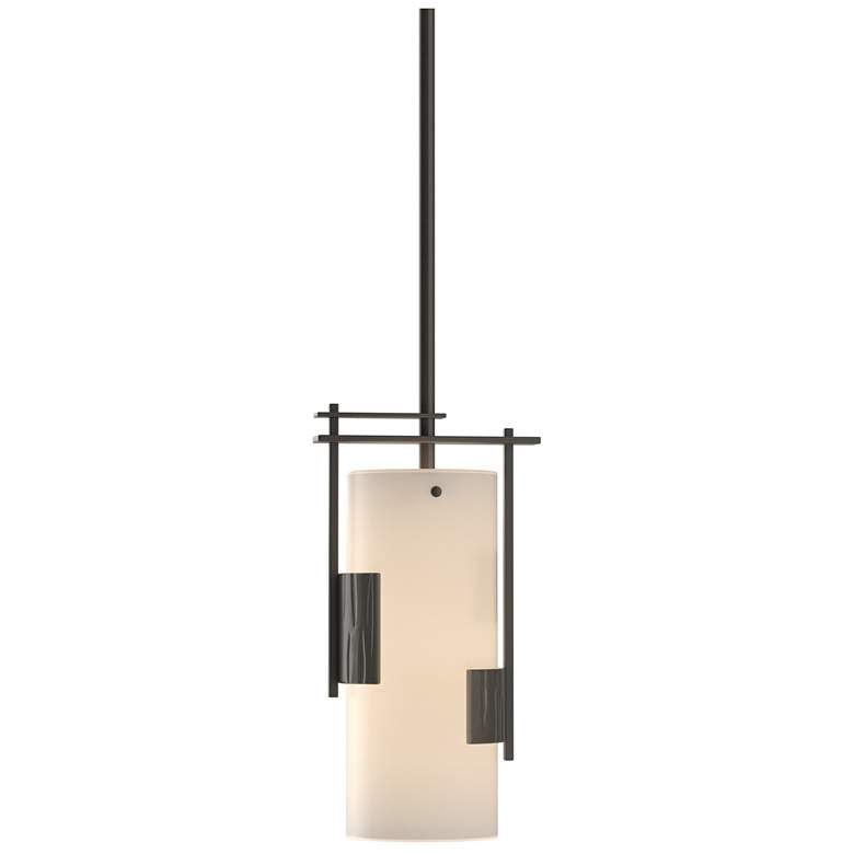 Image 1 Fullered Impressions 6 1/4" Wide Dark Smoke Mini Pendant