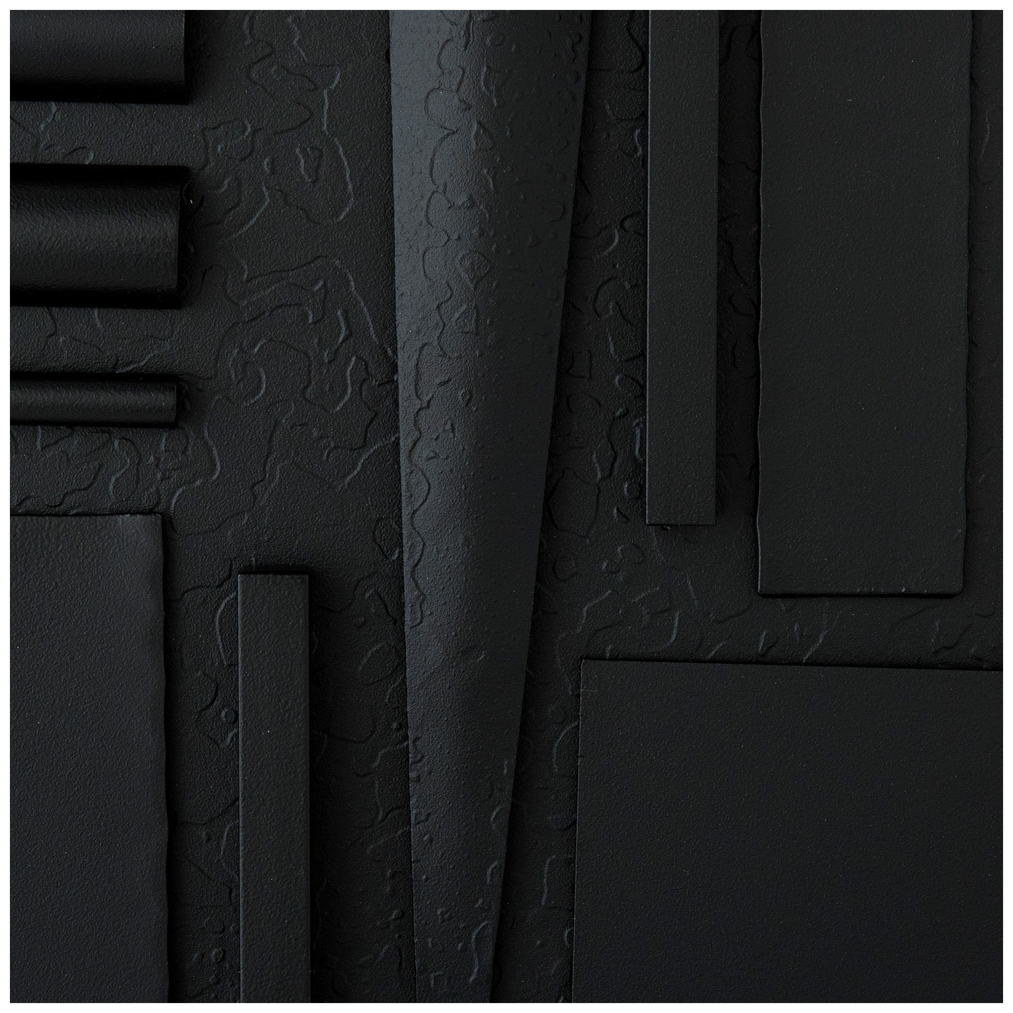 Image 2 Fullered Impressions Mini Pendant - Black Finish - Opal Glass more views