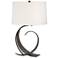 Fullered Impressions Table Lamp - Oil Rubbed Bronze Finish - Natural Shade