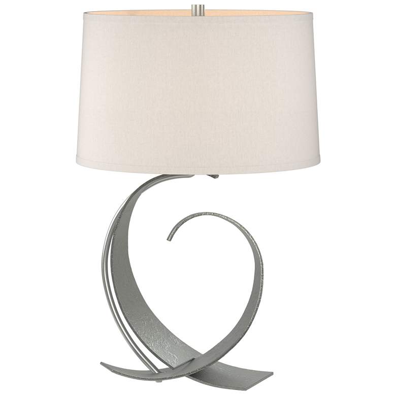 Image 1 Fullered Impressions Vintage Platinum Accent Table Lamp