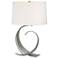 Fullered Impressions Vintage Platinum Table Lamp w/ Anna Shade