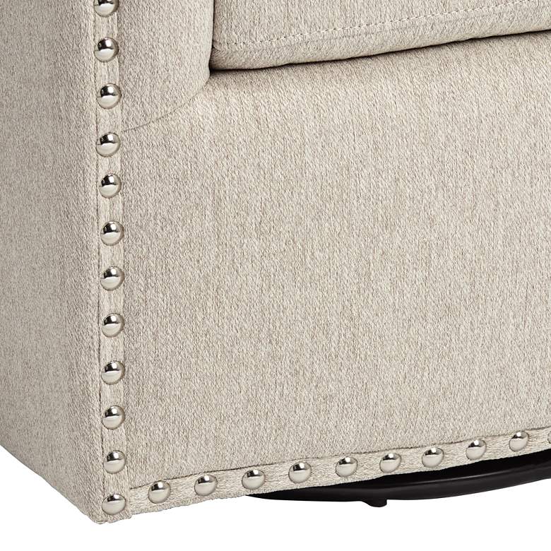 Image 6 Fullerton II Oatmeal Swivel Accent Chair more views