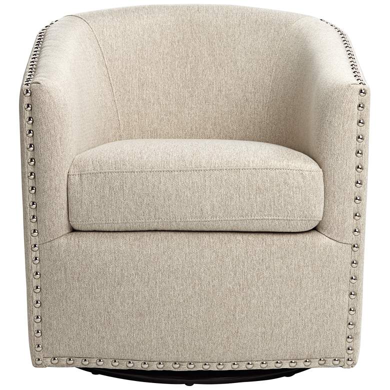 Fullerton II Oatmeal Swivel Accent Chair more views