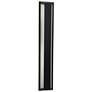 Fulted LED Wall Sconce - 13.5-in - Black