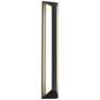 Fulted LED Wall Sconce - 24-in - Black