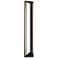Fulted LED Wall Sconce - 24-in - Black
