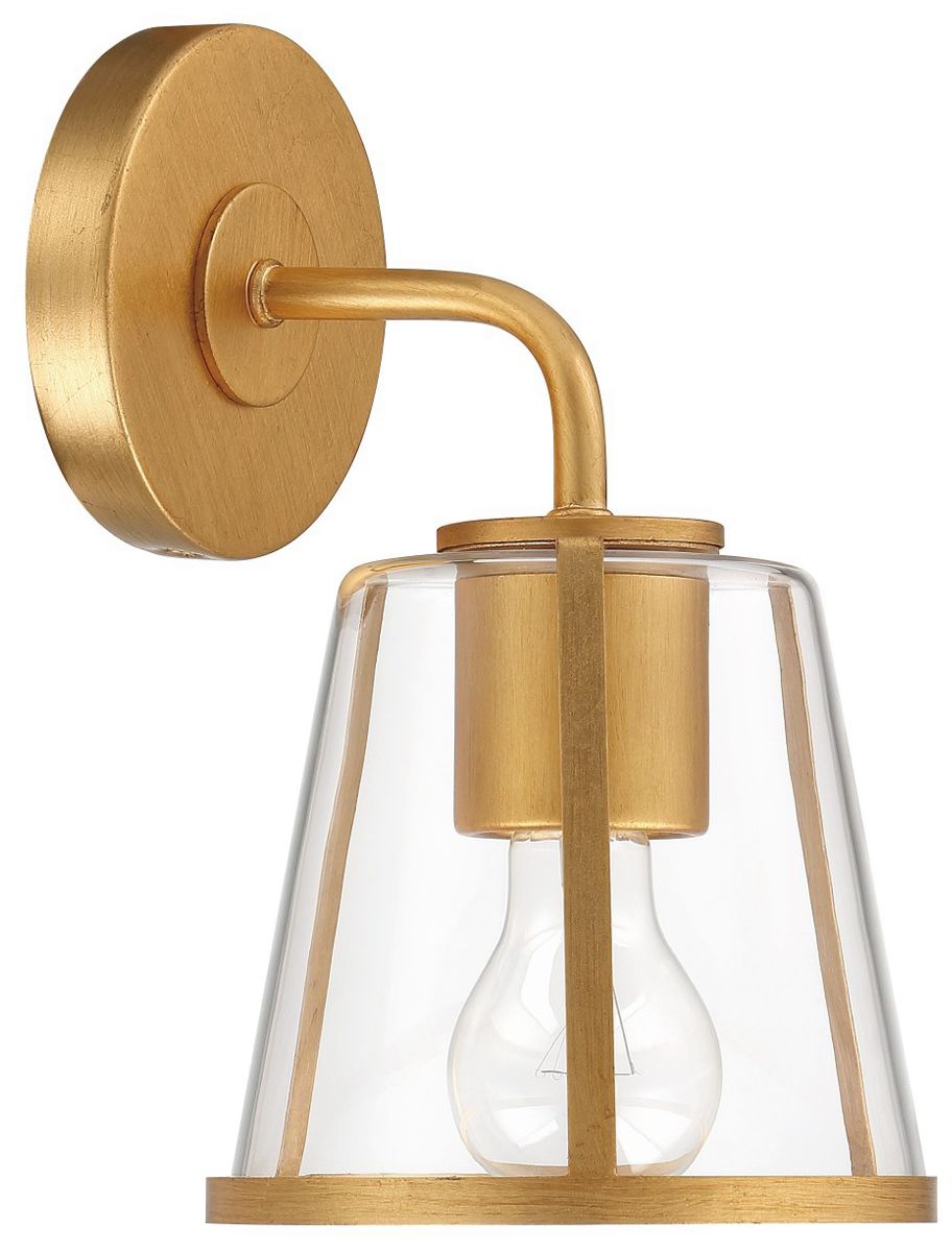 Image Fulton 1 Light Antique Gold Bathroom Vanity