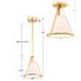 Thumbnail3 of Fulton 1 Light Antique Gold Semi Flush Mount more views