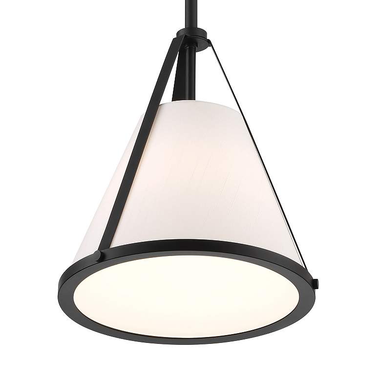 Image 6 Fulton 1 Light Black Pendant more views