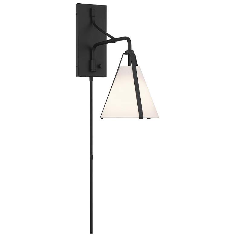 Image 2 Fulton 1 Light Black Task Sconce
