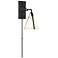Fulton 1 Light Black Task Sconce