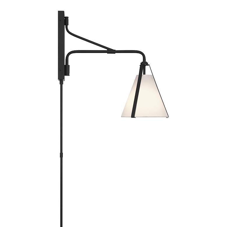 Image 4 Fulton 1 Light Black Task Sconce more views