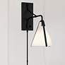 Fulton 1 Light Black Task Sconce