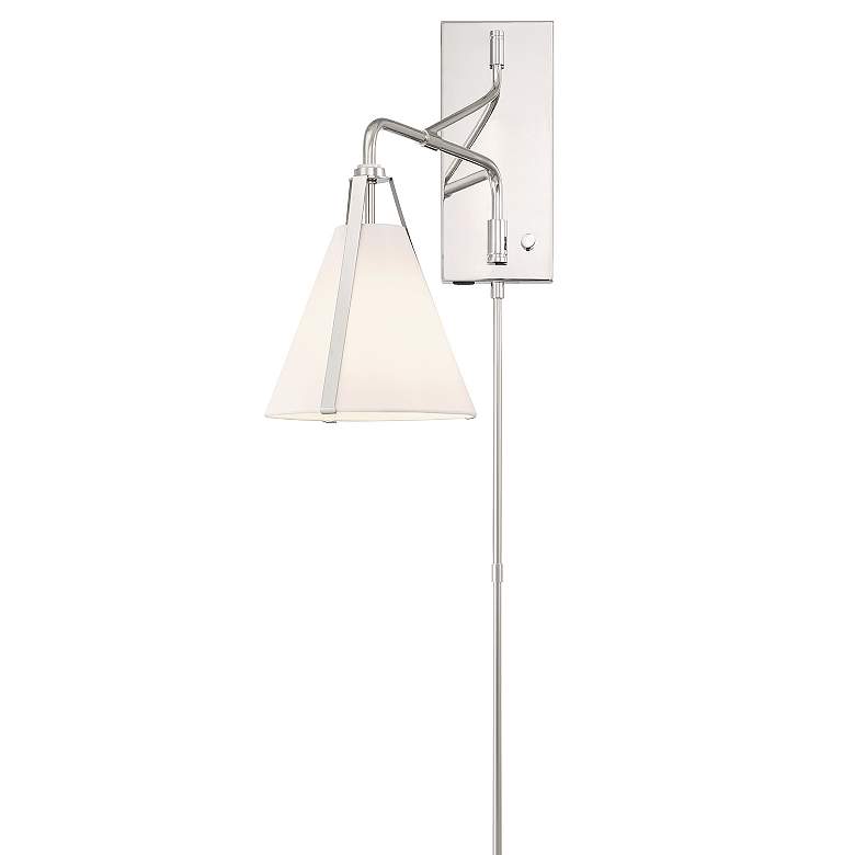 Image 5 Fulton 1 Light Polished Nickel Task Sconce more views