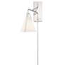 5_Fulton 1 Light Polished Nickel Task Sconce more views