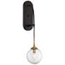 2_Fulton 1-Light Wall Sconce in English Bronze and Warm Brass more views