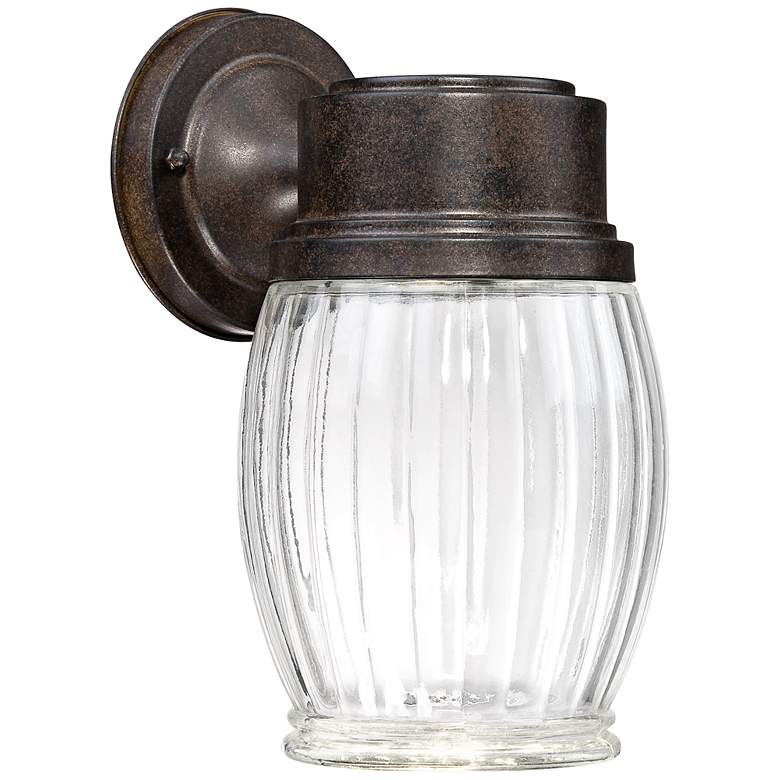 Image 1 Fulton 10" High LED Forged Sienna Outdoor Wall Light