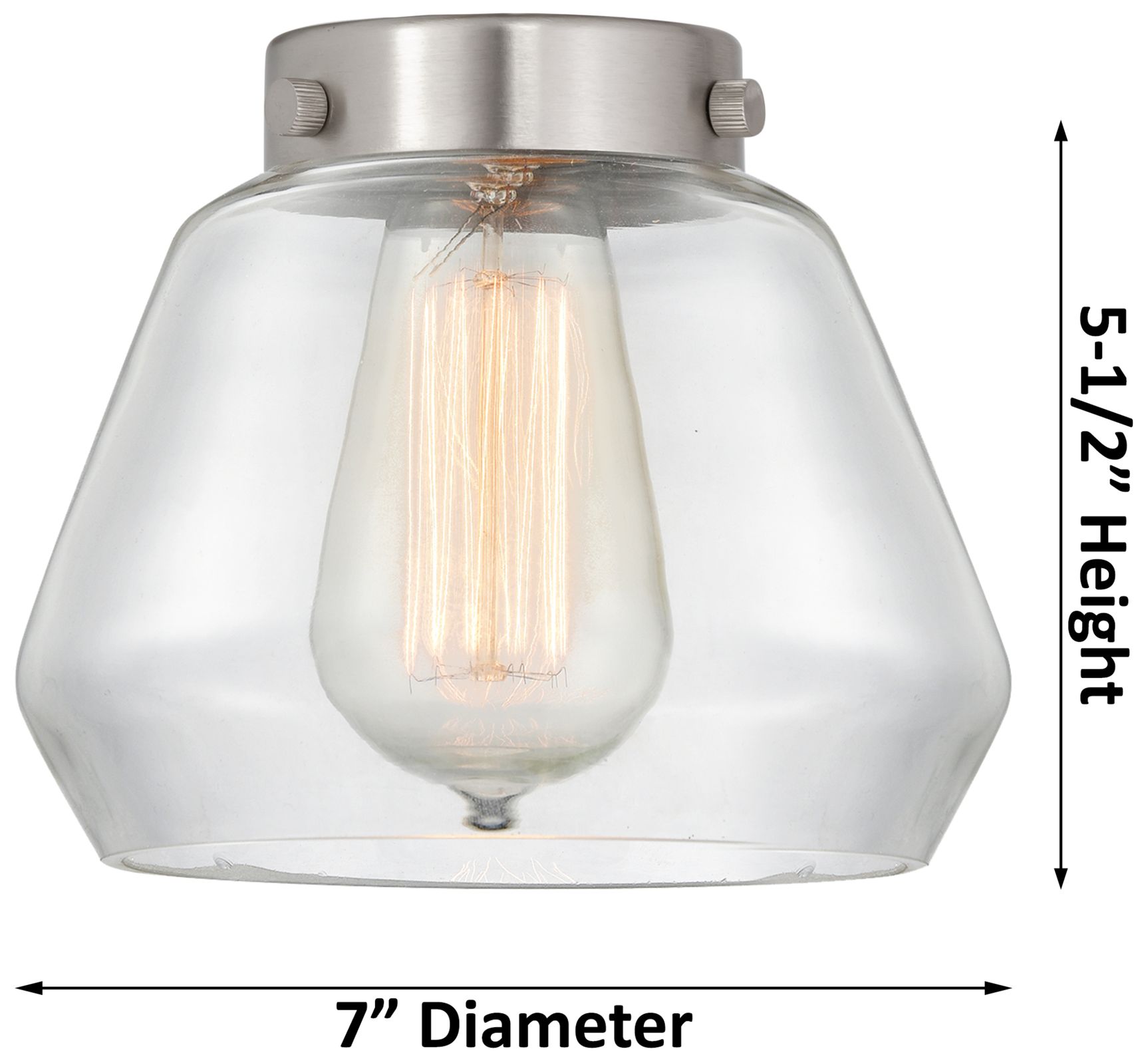Fulton 16.5" Wide 2 Light Bronze Bath Vanity Light w/ Clear Shade