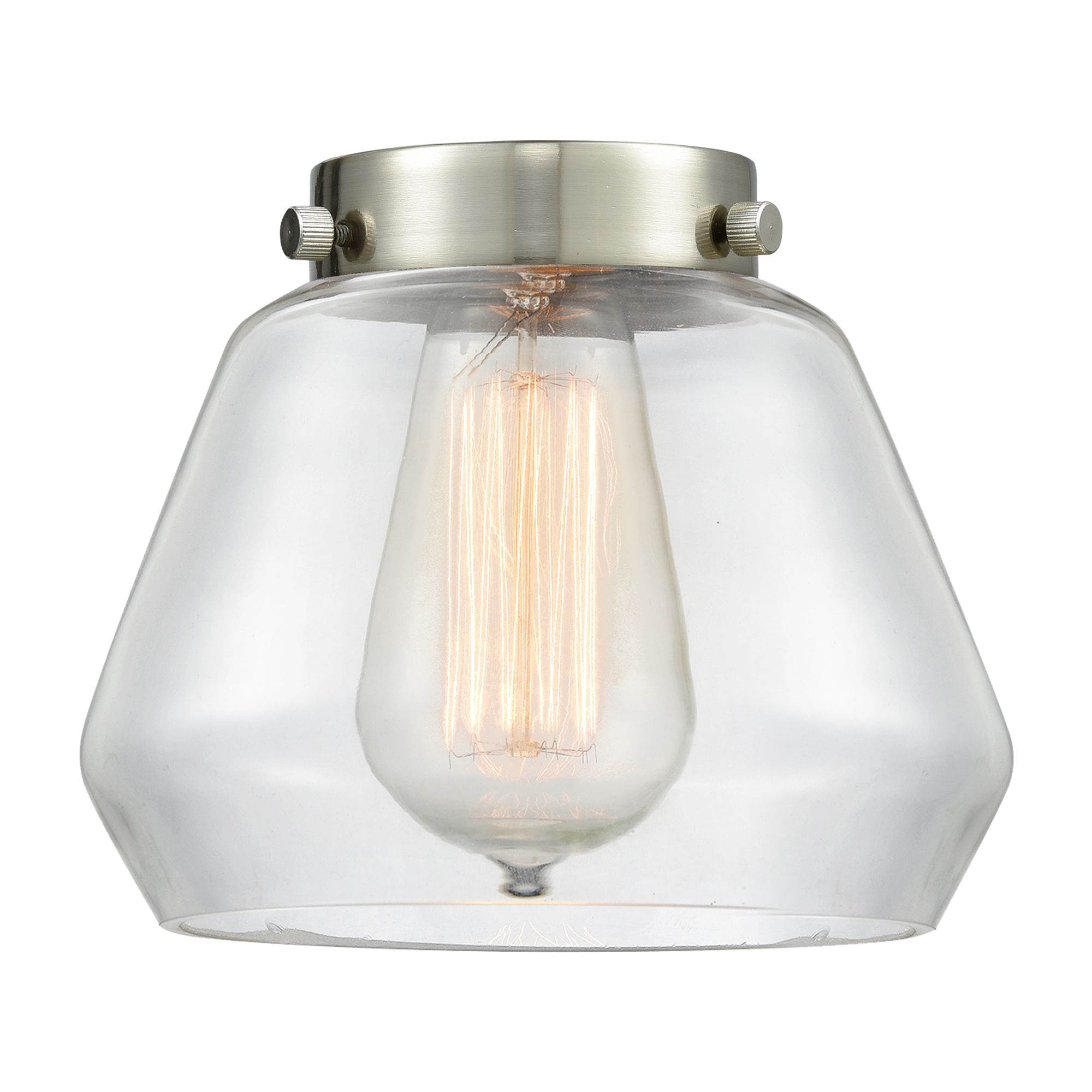 Image 4 Fulton 16.5" Wide 2 Light Brushed Brass Bath Vanity Light w/ Clear Sha more views
