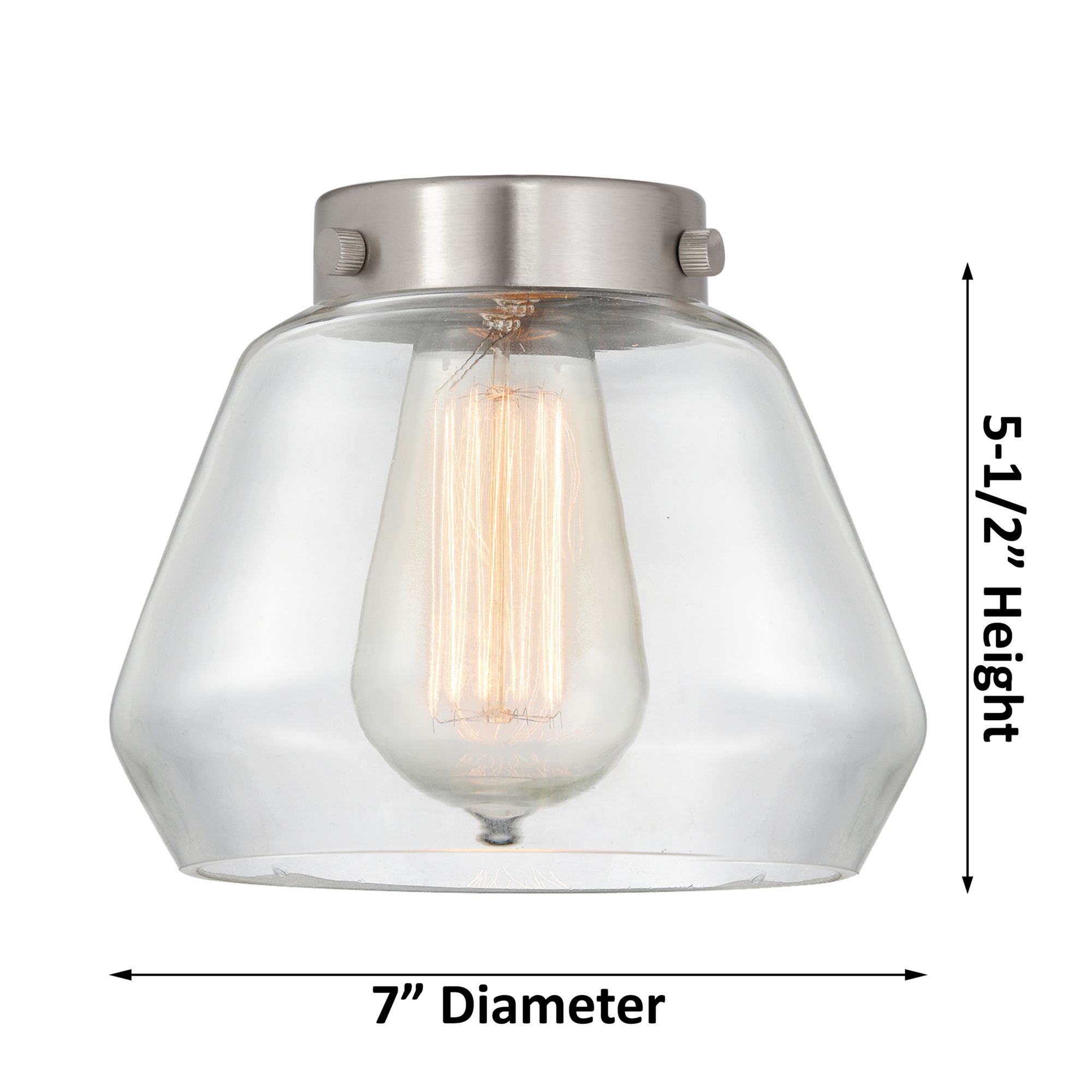 Fulton 16.5" Wide 2 Light Brushed Brass Bath Vanity Light w/ Clear Sha