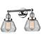 Fulton 16.5" Wide 2 Light Polished Chrome Bath Vanity Light w/ Clear S