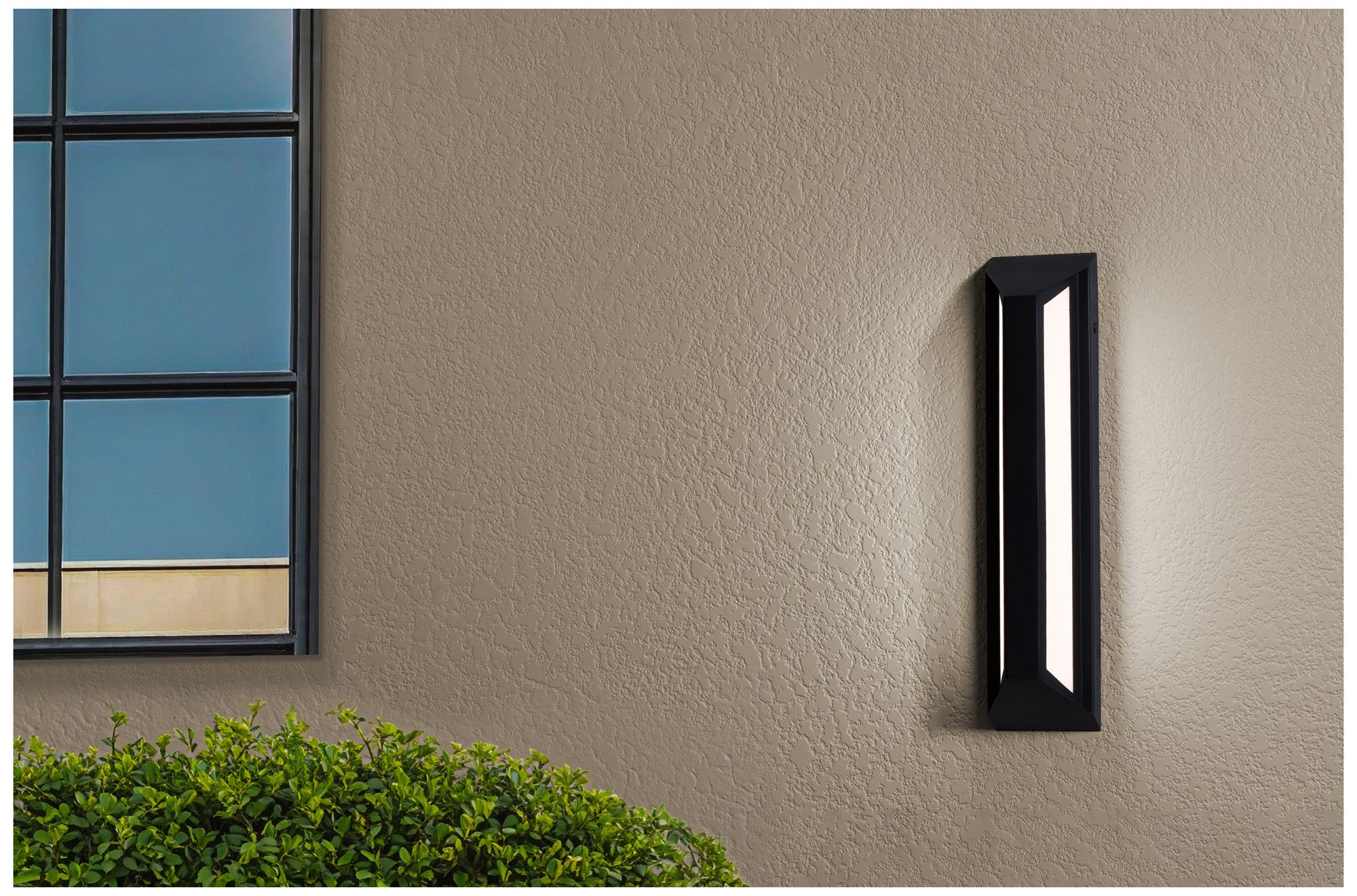 Image 4 Fulton 18" High Black LED Outdoor Sconce more views