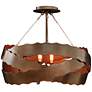 Fulton 20" Wide Brownstone Wrapped Iron Ceiling Light