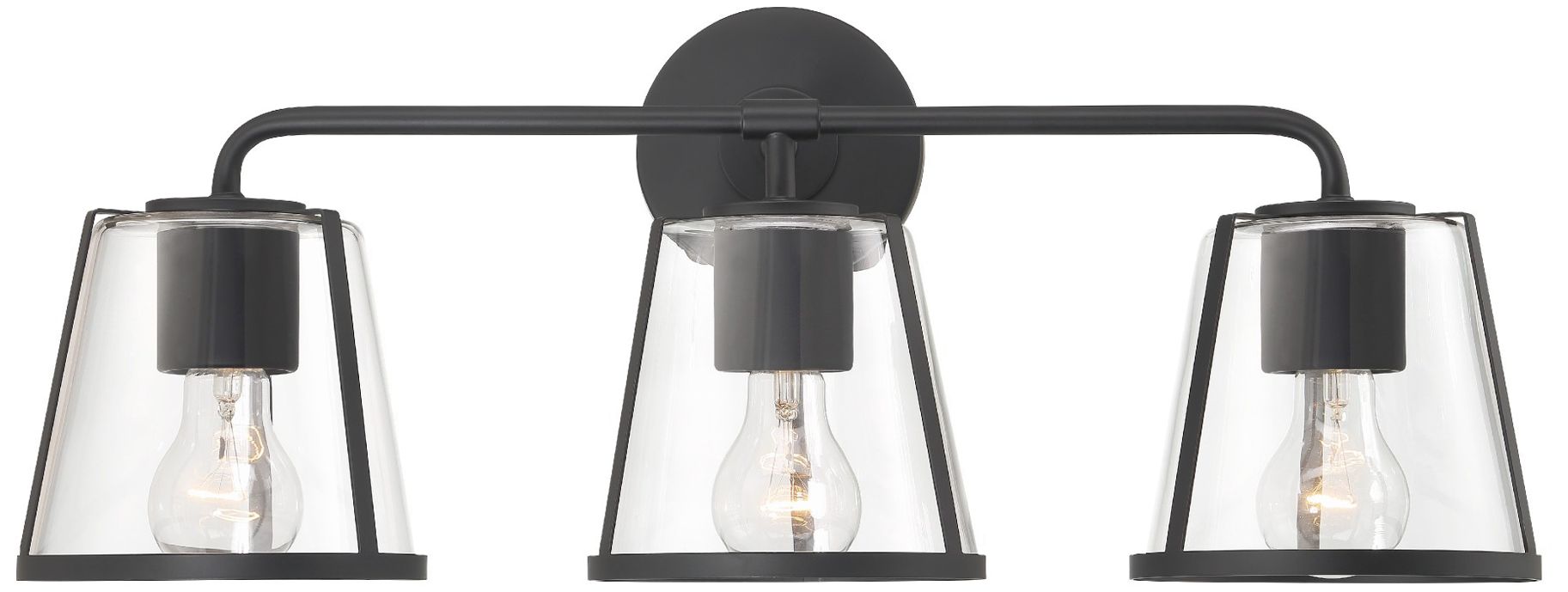 Image Fulton 3 Light Black Bathroom Vanity