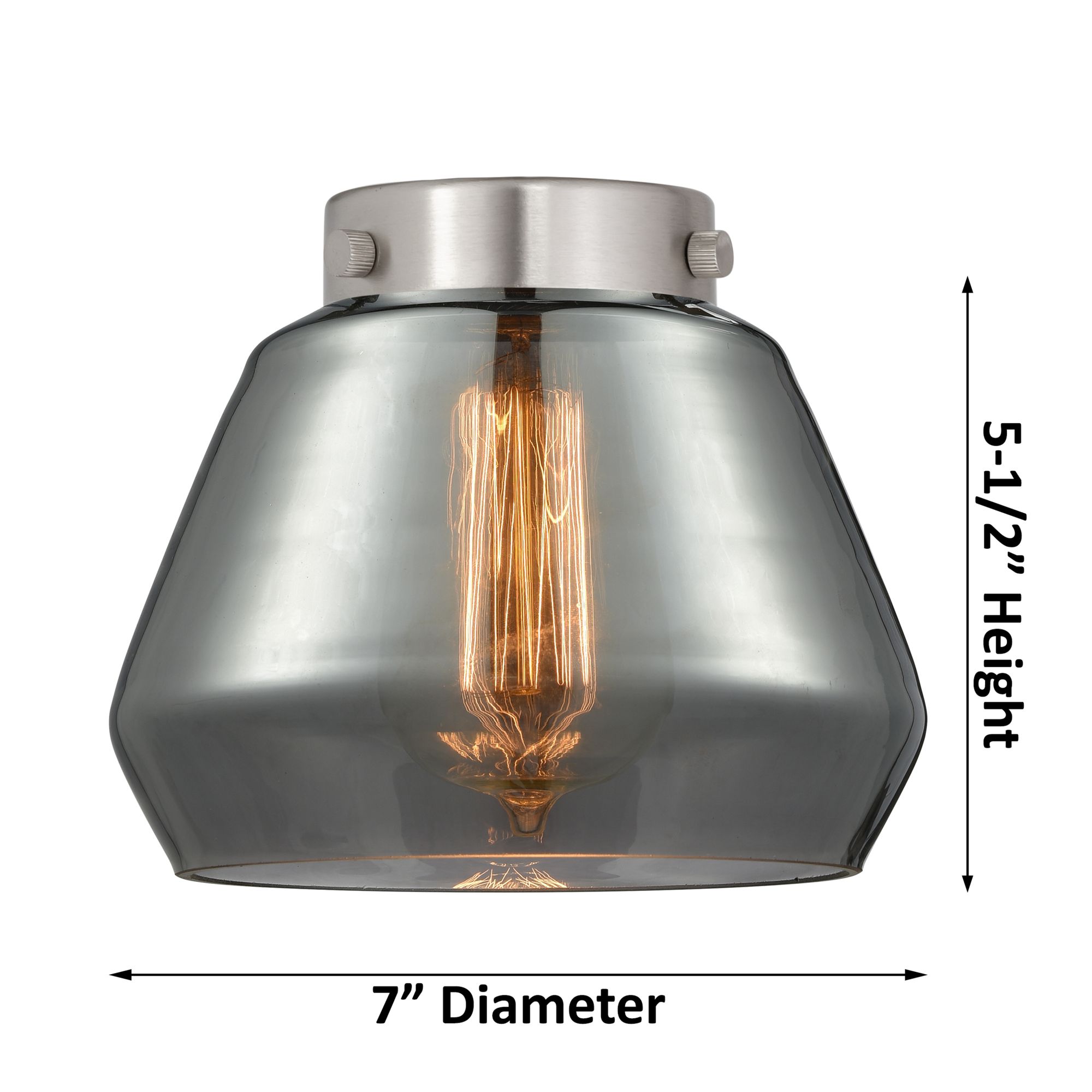 Image 5 Fulton 33.5" Wide 4 Light Antique Copper Bath Vanity Light With Clear  more views