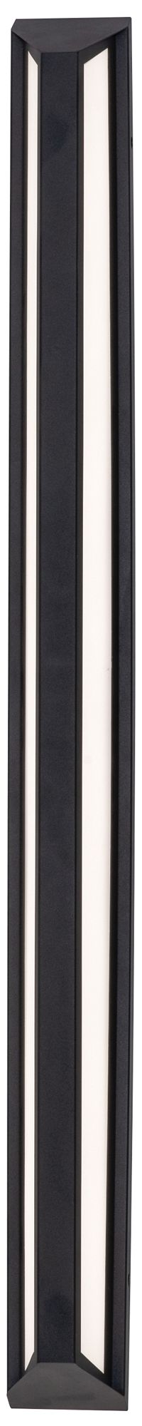 Image 2 Fulton 48" High Black LED Outdoor Sconce more views