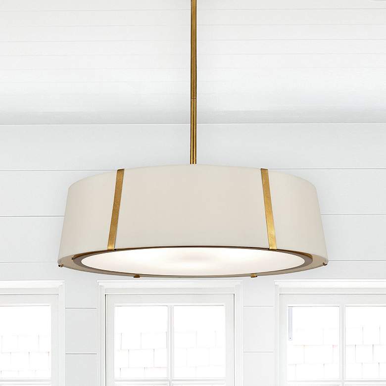Image 1 Fulton 6 Light Gold Chandelier