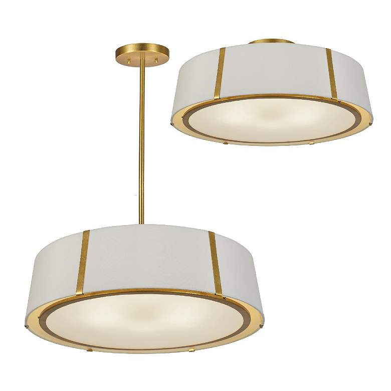 Image 4 Fulton 6 Light Gold Chandelier more views