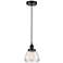 Fulton 7" Matte Black Mini Pendant w/ Clear Shade
