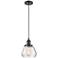 Fulton 7" Oil Rubbed Bronze Cord Hung Mini Pendant w/ Clear Shade