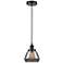 Fulton 7" Oil Rubbed Bronze Mini Pendant w/ Plated Smoke Shade