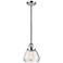 Fulton 7" Polished Chrome Cord Hung Mini Pendant w/ Clear Shade