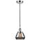 Fulton 7" Polished Chrome Mini Pendant w/ Plated Smoke Shade