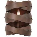 Fulton 9&quot; High Brownstone 1-Light Wall Sconce