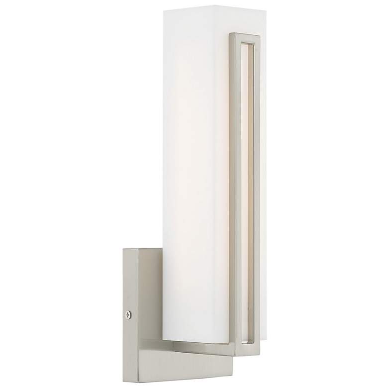 Image 1 Fulton LED Brushed Nickel ADA Wall Sconce