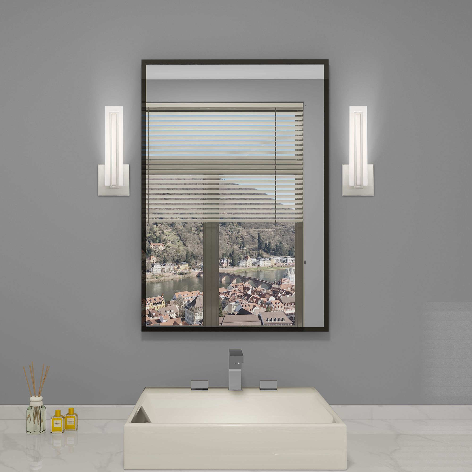 Fulton LED Brushed Nickel ADA Wall Sconce